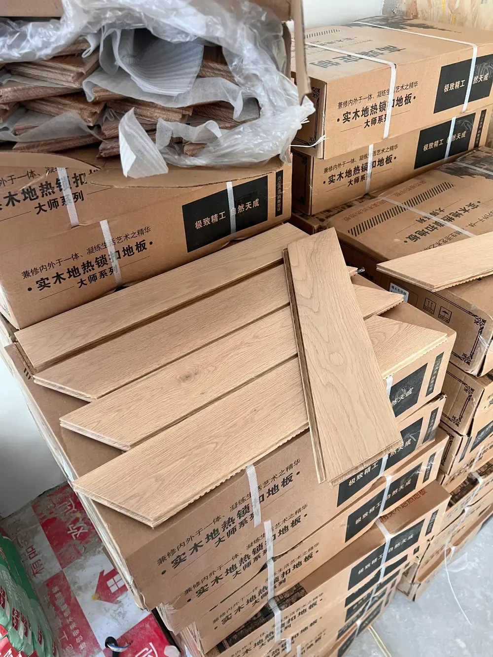 客厅与主卧木地板 2